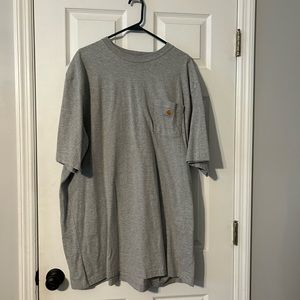 Carhartt Pocket Tee in Gray!  Mens 2XL Tall Original Fit Short Sleeve